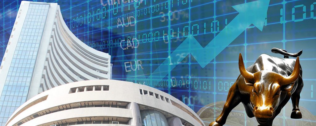 कर्नाटक में रूझानों को देखकर उछला शेयर बाजार अंको में तेजी