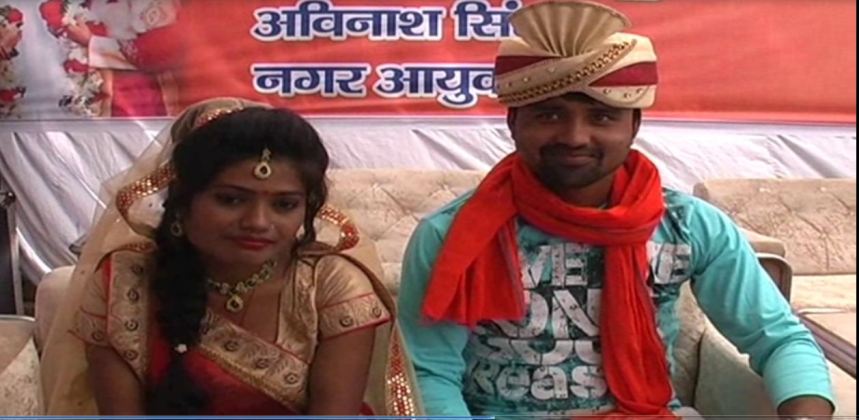 कानपुर में सामूहिक विवाह समारोह मे 14 ग़रीब वर वधूओ का विवाह कराया गया